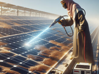 Laser cleaning for removing contaminants from solar panels