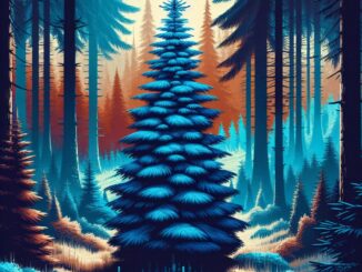 Blau Fichte